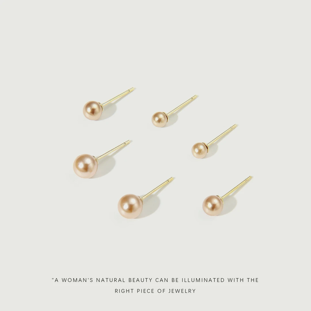 法式经典轻奢百搭日常通勤耳钉A143
