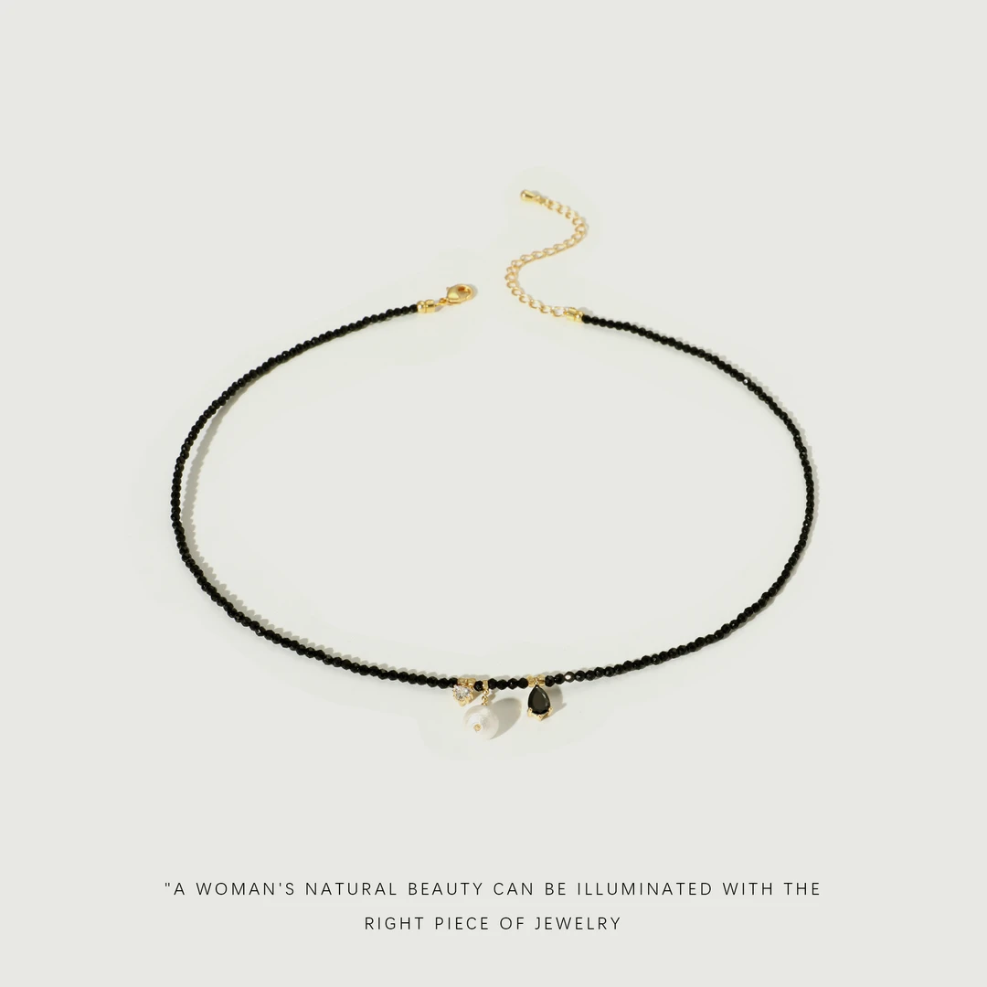 铜合金项链  Monice Viinet气质轻奢时尚百搭简约项链A054