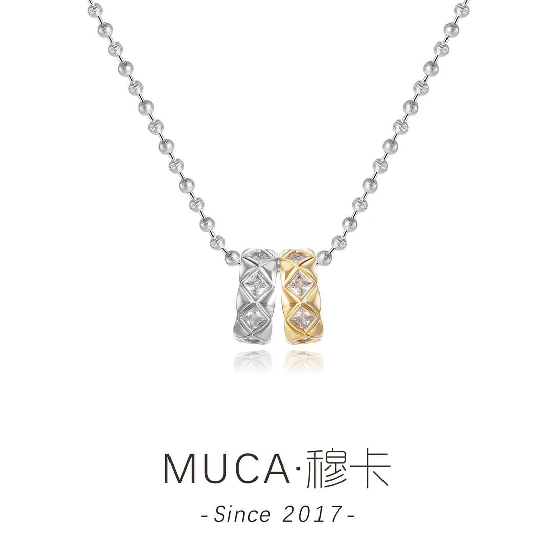 铜合金项链 时尚轻奢气质百搭女项链F1874QQ144