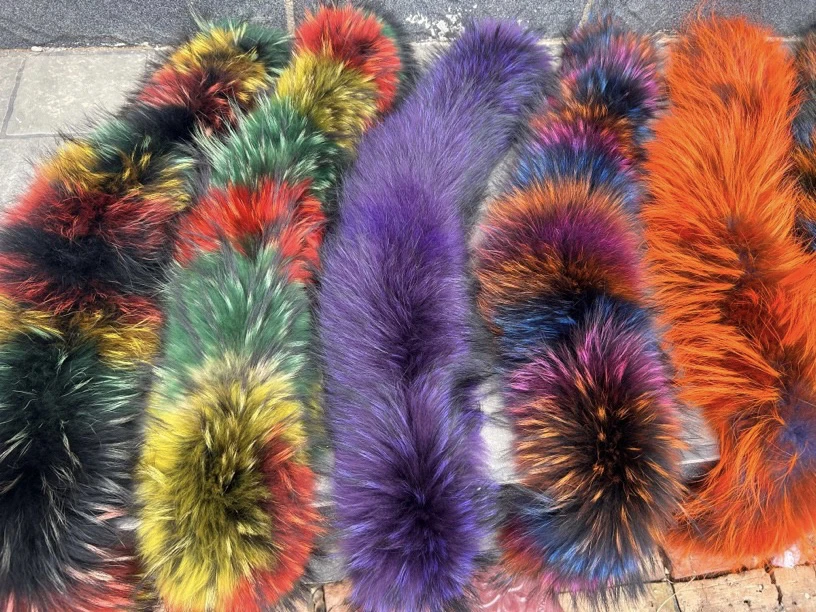 貉子毛领单卖 时尚 派克服羽绒服配饰以直播间实物为准