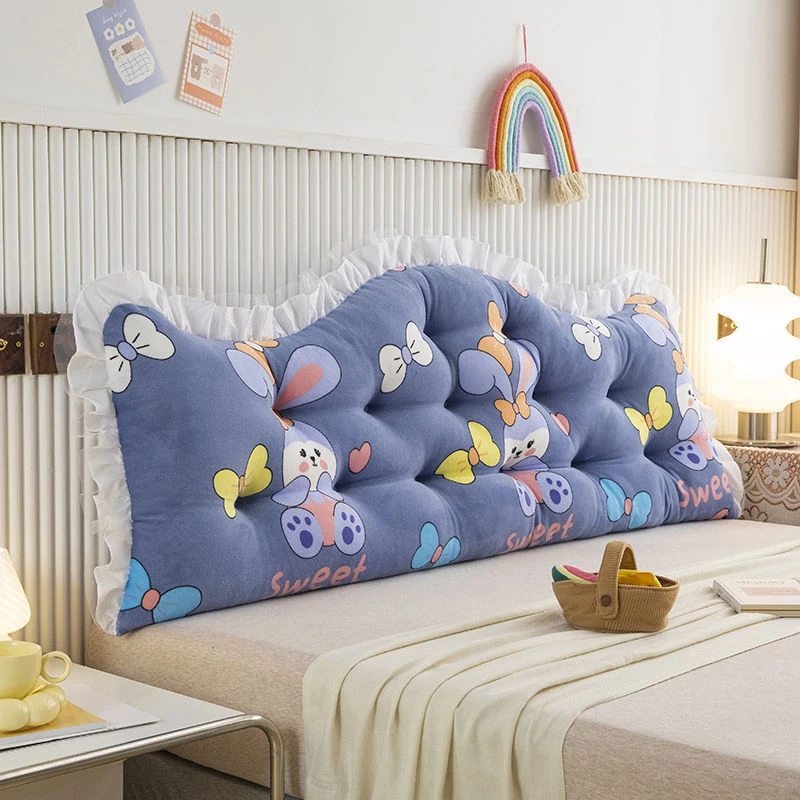 公主床头靠垫卧室沙发靠枕榻榻米床头皇冠软包学生宿舍看书大靠背