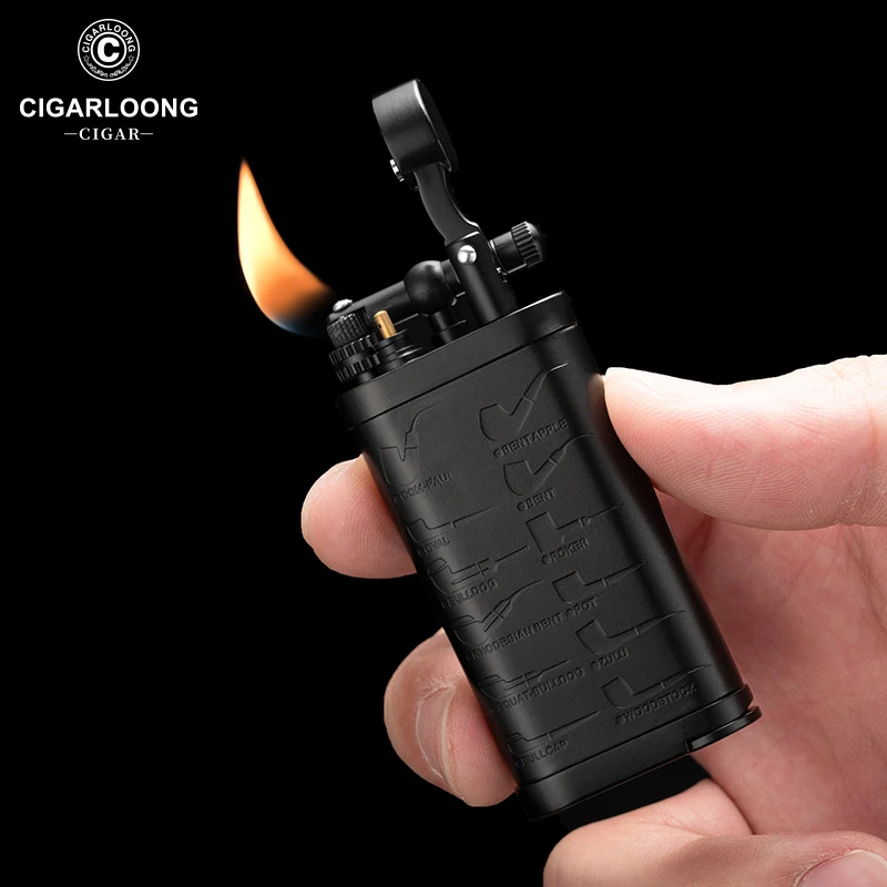 CIGARLOONG茄龙雪茄打火机烟斗专用防风旅行便携式打火机CL-096