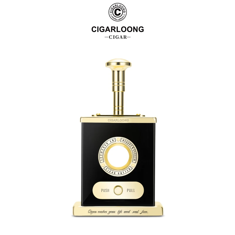 茄龙雪茄剪台式奢华雪茄刀礼盒装大口径锋利顺滑雪茄剪刀CL-040a
