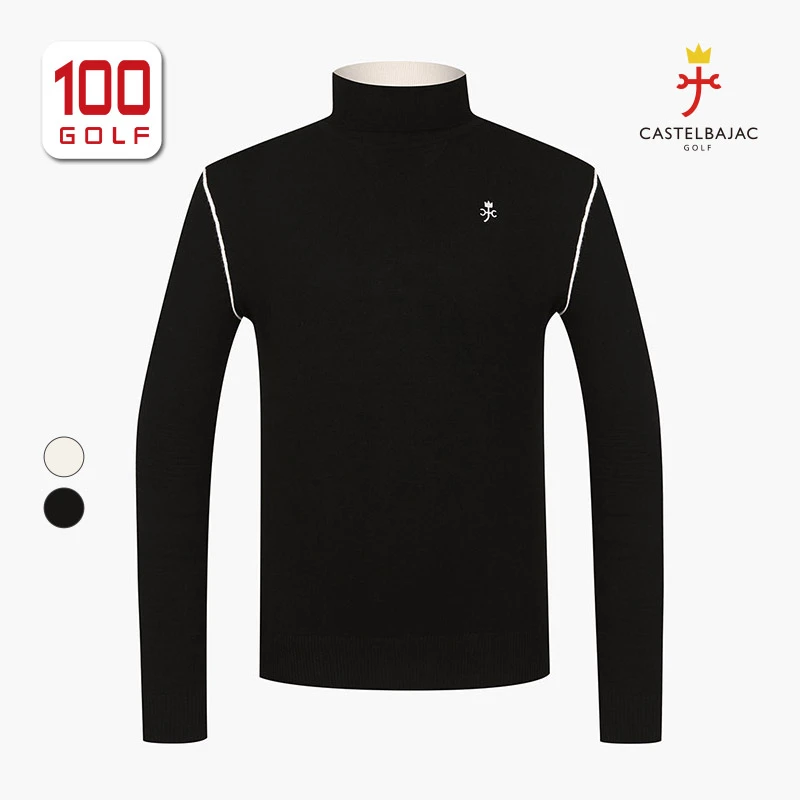 Castelbajac(C牌)高尔夫服装男冬毛衣高领保暖针织衫BGBWSW204