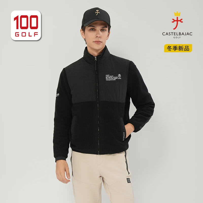 CASTELBAJAC（C牌）高尔夫男装外套冬季摇粒绒保暖棉服男CM242CJ034