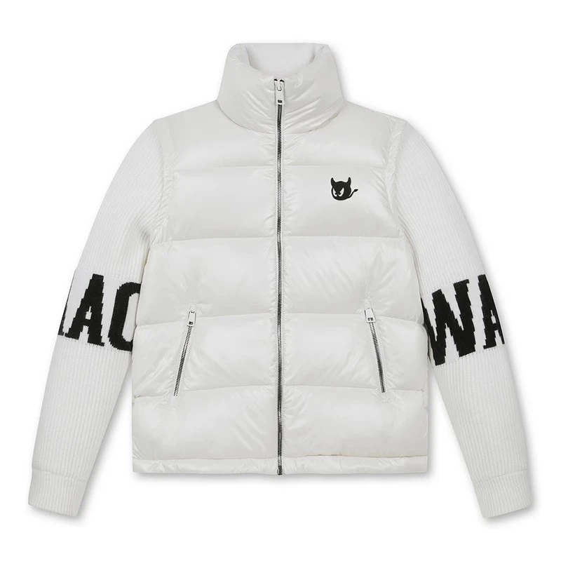 WAAC/小恶魔高尔夫女装羽绒服冬季保暖防风拉链立领毛衣女外套