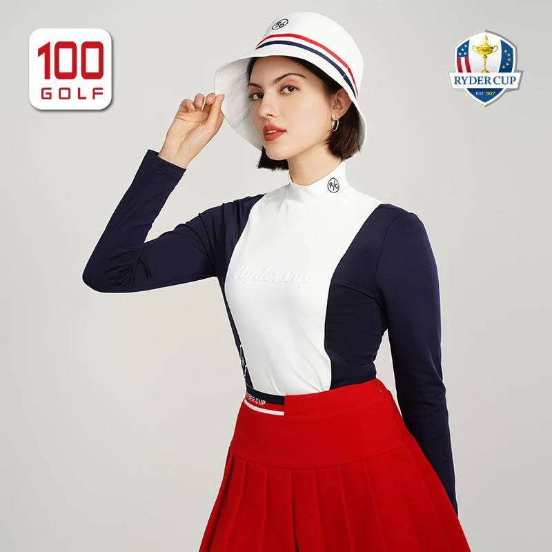 RYDER CUP莱德杯高尔夫服装女高领打底衫秋季保暖长袖RF222PC051