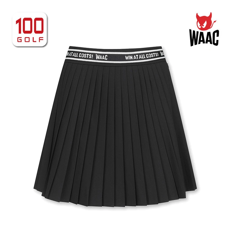 WAAC/小恶魔运动女装夏时尚透气百褶裙轻薄运动女裙WWKCS23102