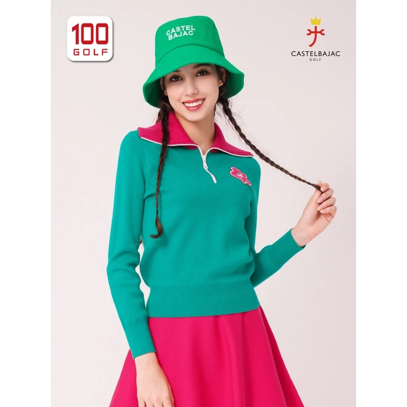 [直播间惠购]C牌高尔夫女装针织衫秋季舒适保暖长袖CF232JJ019