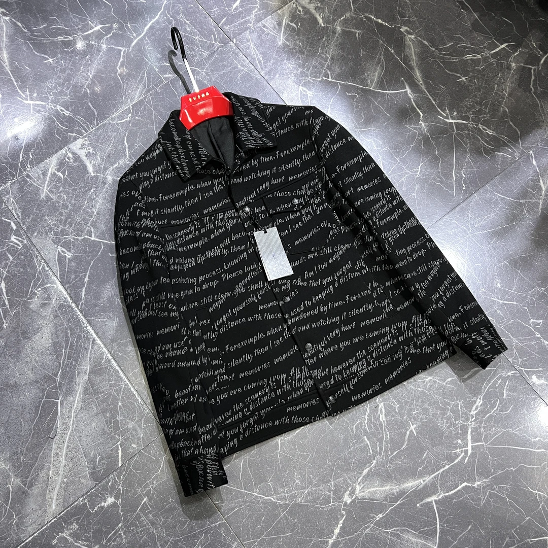 欧品男士秋季新款个性潮流外套时尚经典百搭帅气休闲男外套 0366