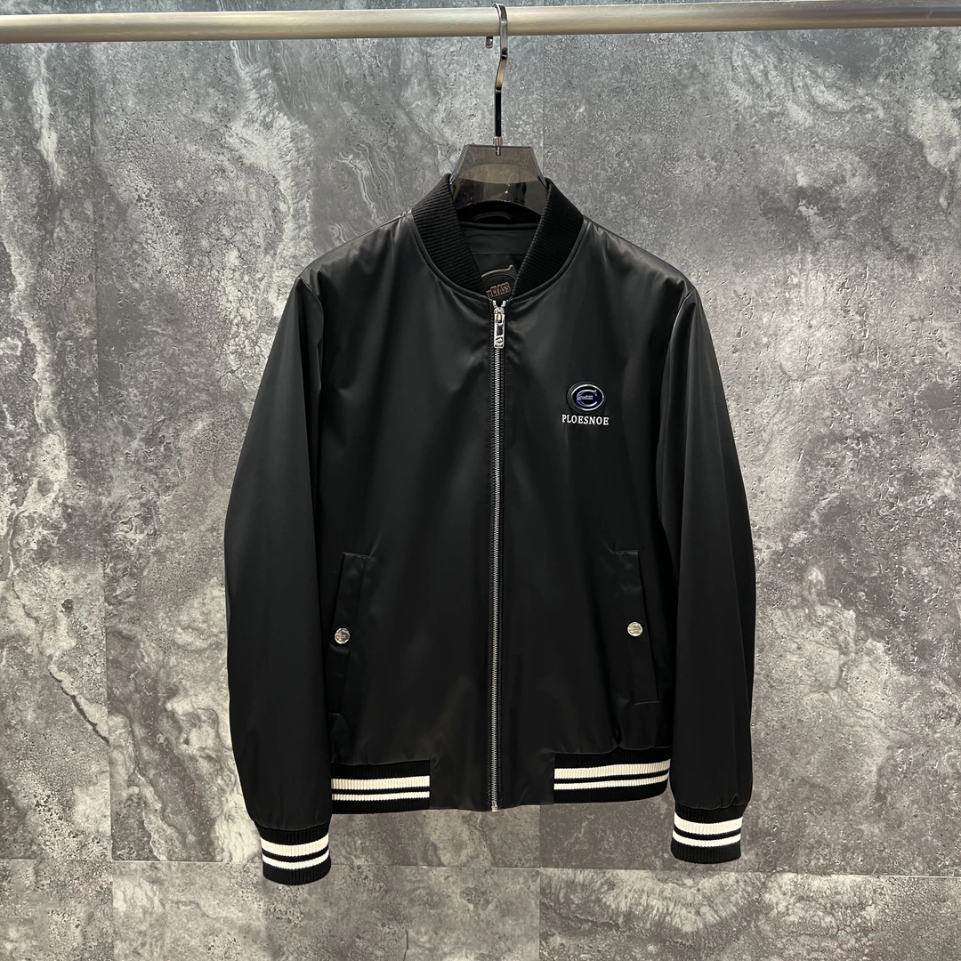 欧品男士秋冬新款潮流外套时尚休闲经典百搭帅气夹克 9673