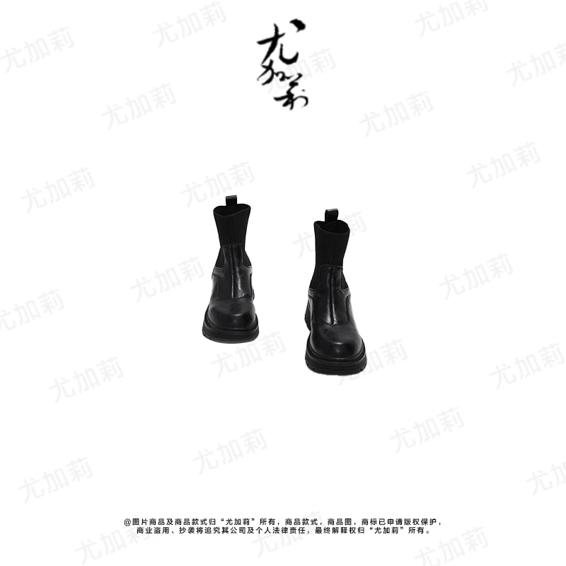 加莉精选【切尔西靴子】牛皮短靴 分码