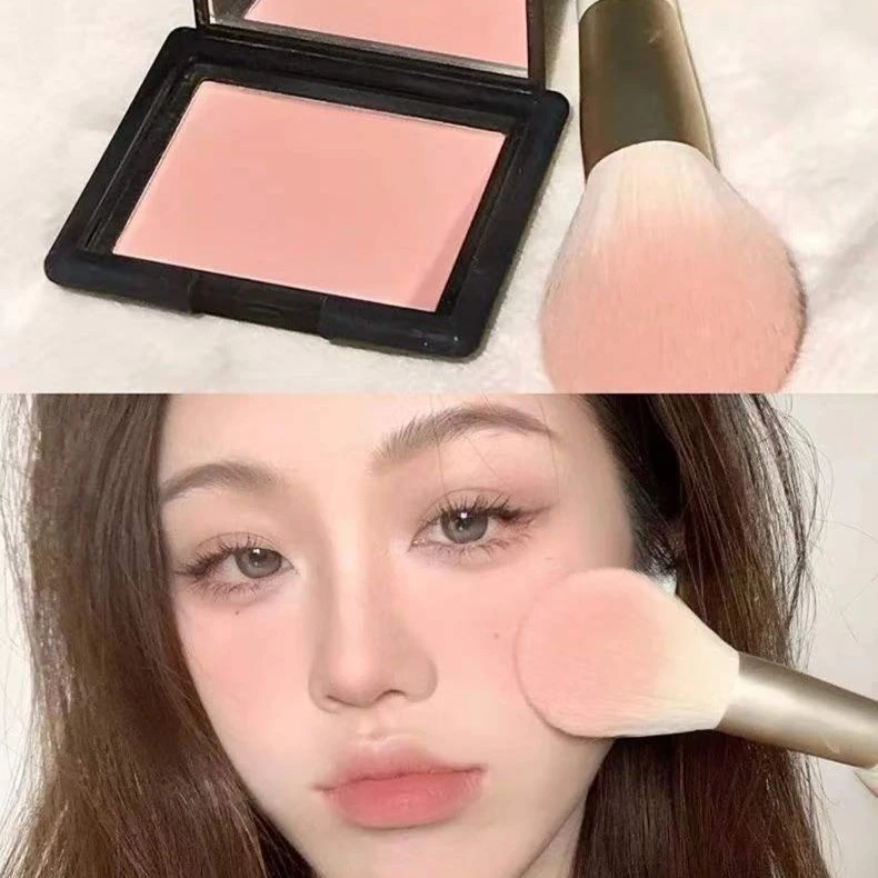 NOZO防水单色腮红盘胭脂膨胀色蜜桃牛奶粉纯欲持久裸妆哑光伪素颜