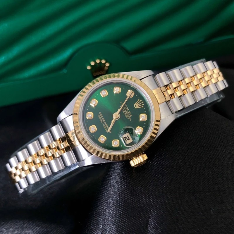 99新 Rolex/劳力士 奢侈品/日志68273/祖母绿31mm后钻