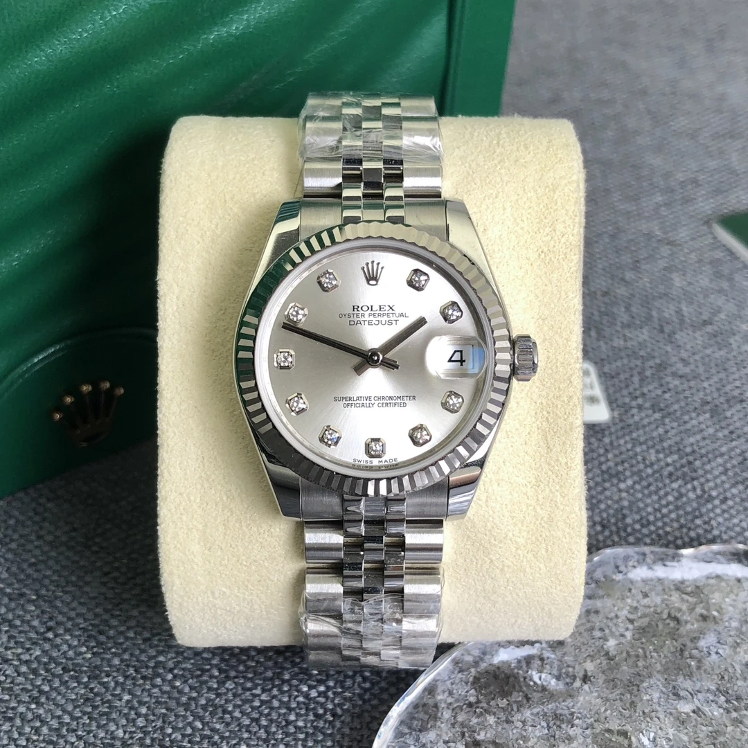 99新 Rolex/劳力士 奢侈品/日志178274银白盘31mm原钻
