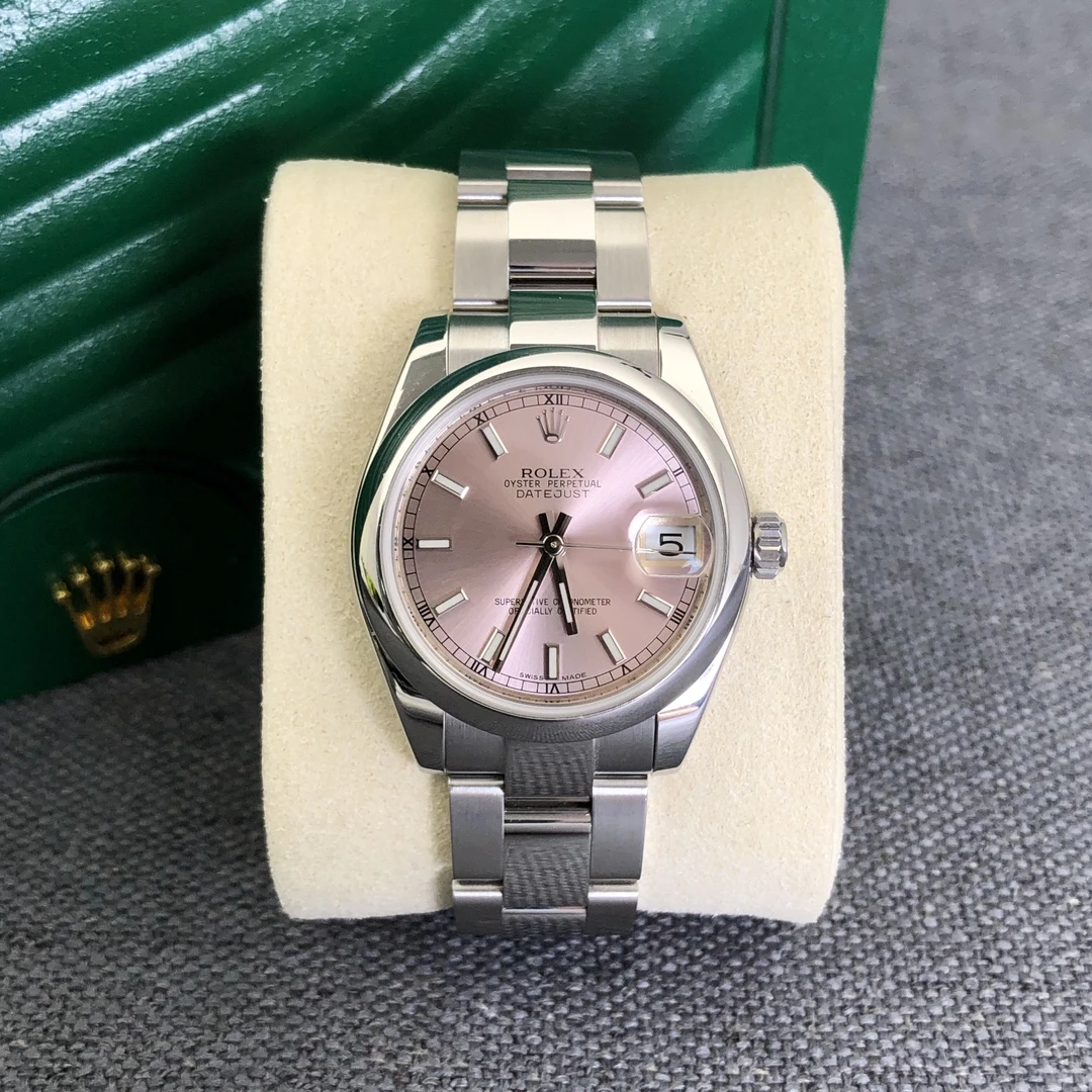 99新 Rolex/劳力士 奢侈品/178240粉面31盘自动机械