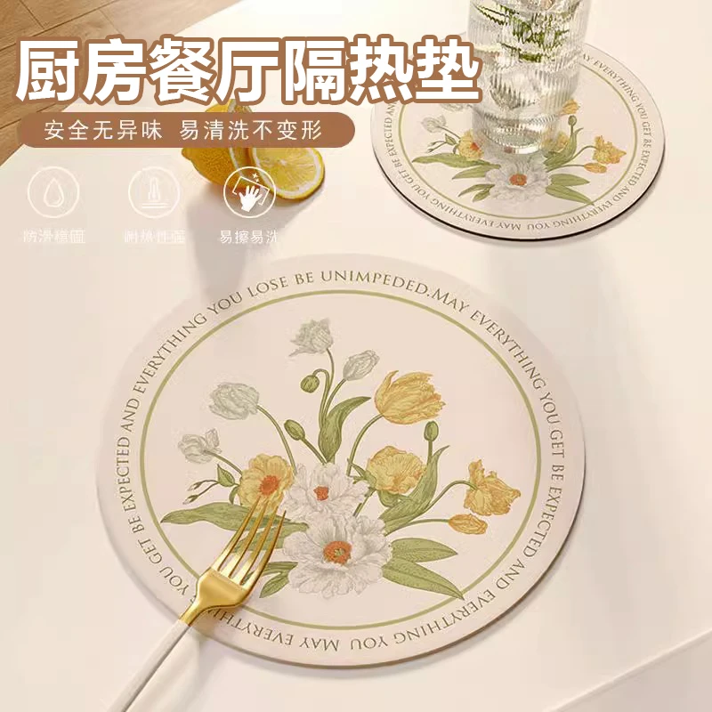 隔热垫防烫耐高温碗垫硅胶锅垫盘防水餐桌桌垫杯垫子加厚卡通餐垫