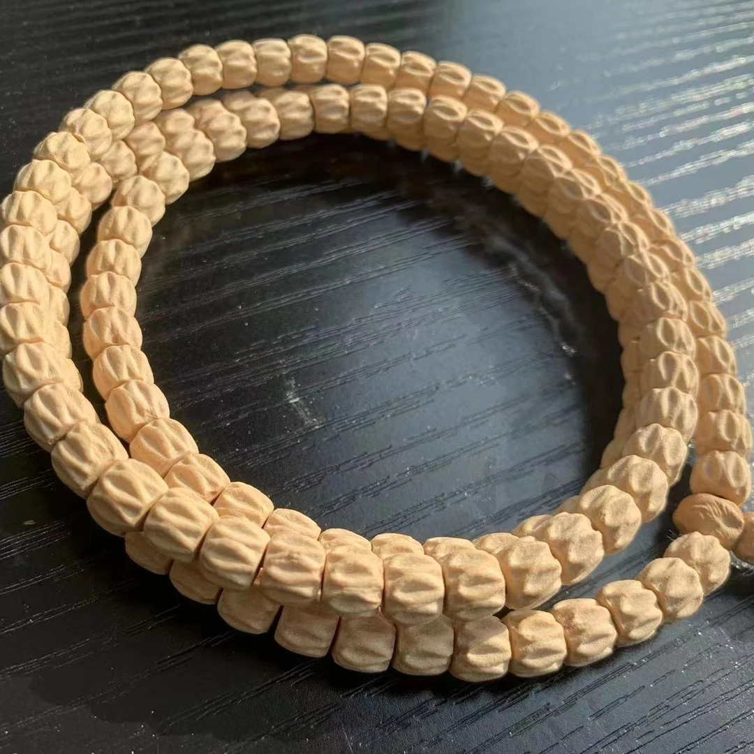 N18柏香籽百香籽#雕刻对眼鬼脸高货百香籽#尺寸6mm百香籽#