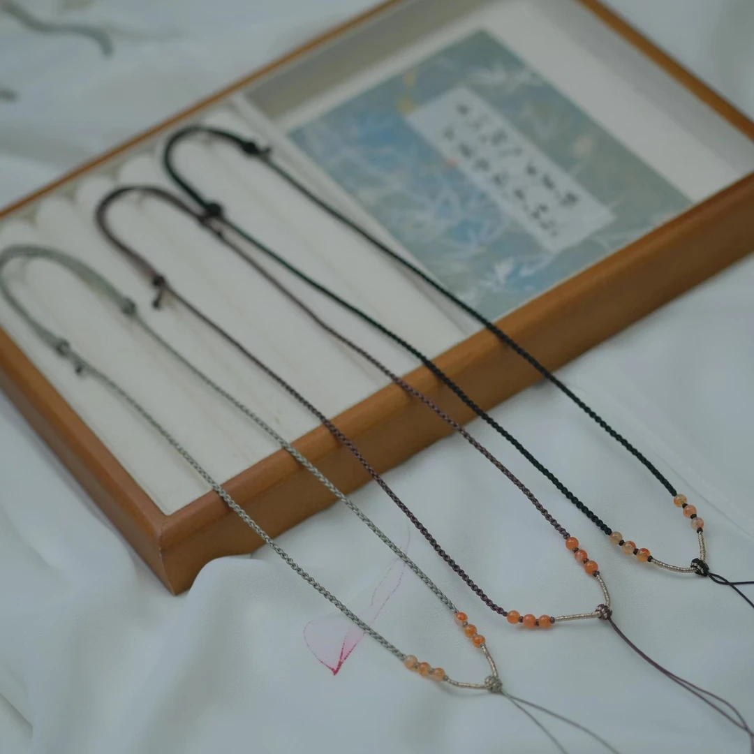 手工编织吊坠挂绳项链绳精编女款