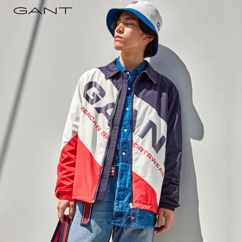 GANT/甘特春夏男士时尚休闲简约拉链短款防风夹克外套田7006147