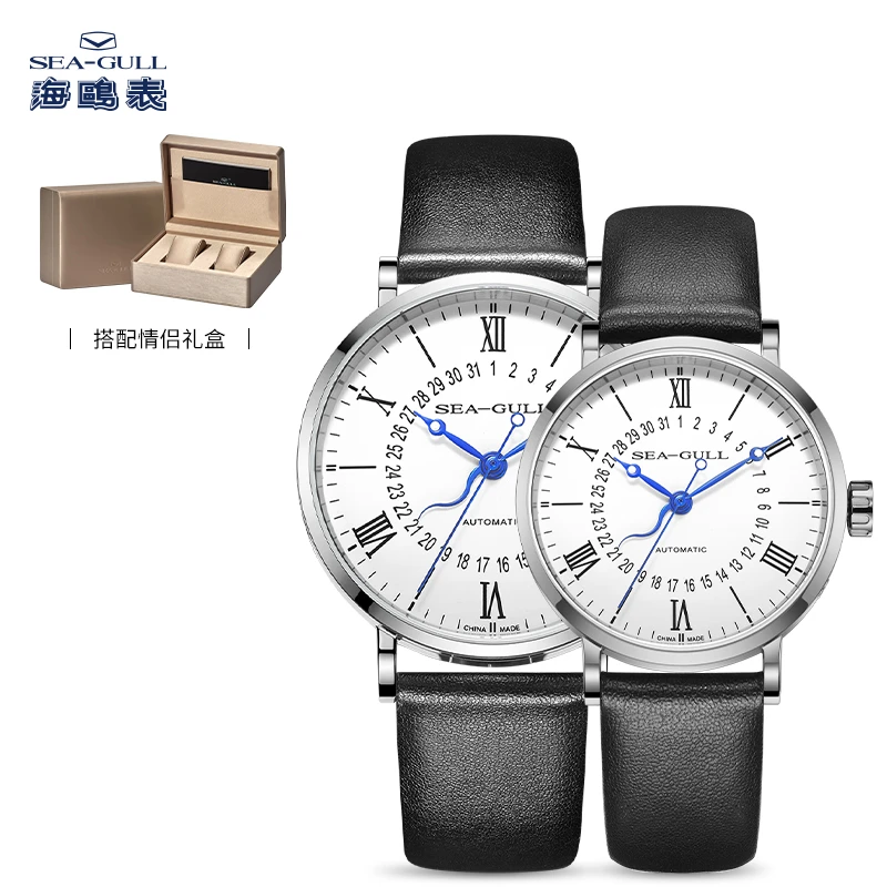 Seagull/海鸥表 男士休闲潮流百搭自动经典机械手表6053-似水流年