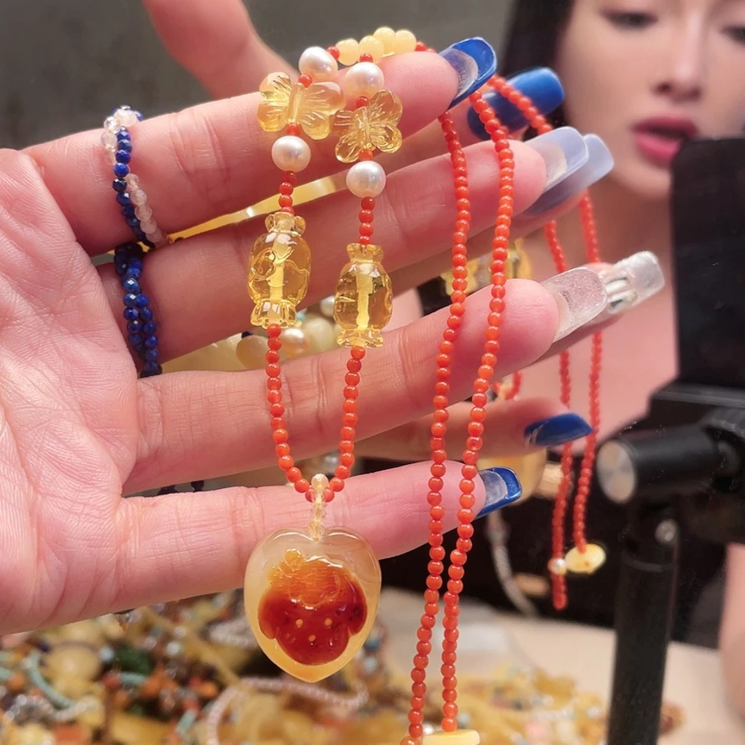 【闪购商品】琥珀颈饰未镶嵌