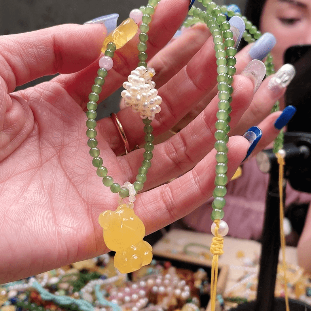 【闪购商品】琥珀颈饰未镶嵌