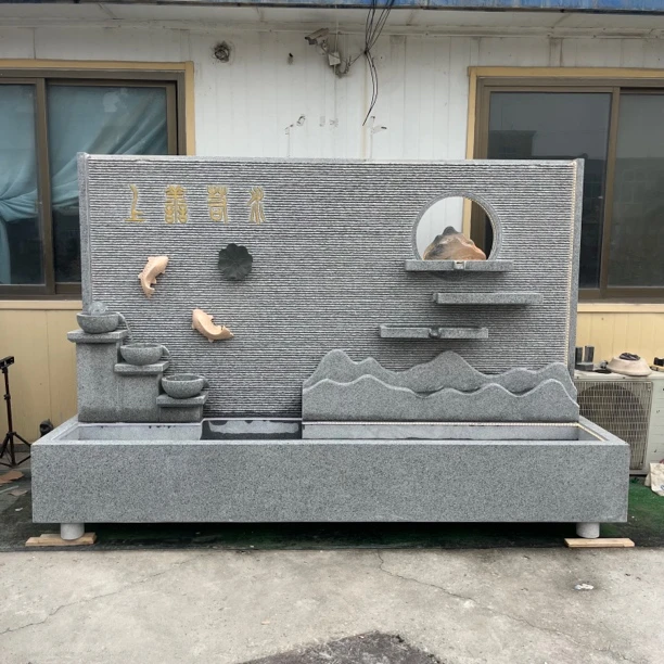 流水摆件庭院流水幕墙屏风隔断流水摆件影壁墙流水石头流水摆件