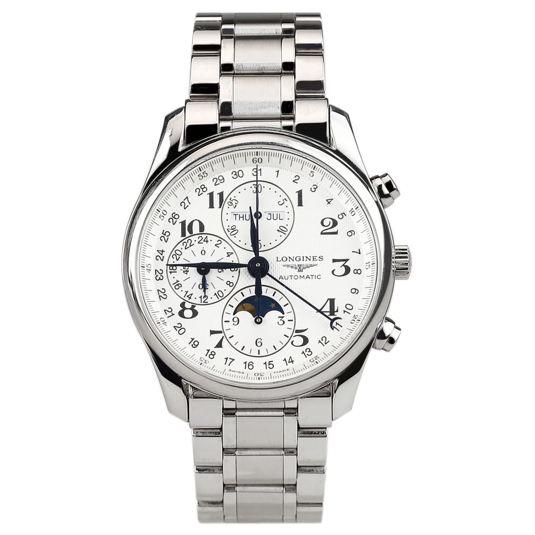 99新 Longines/浪琴 大牛钟表/浪琴/八针月相/单表/机械