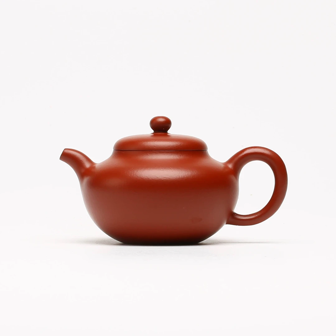 宜兴原矿手工紫砂壶JHT朱泥道物120cc