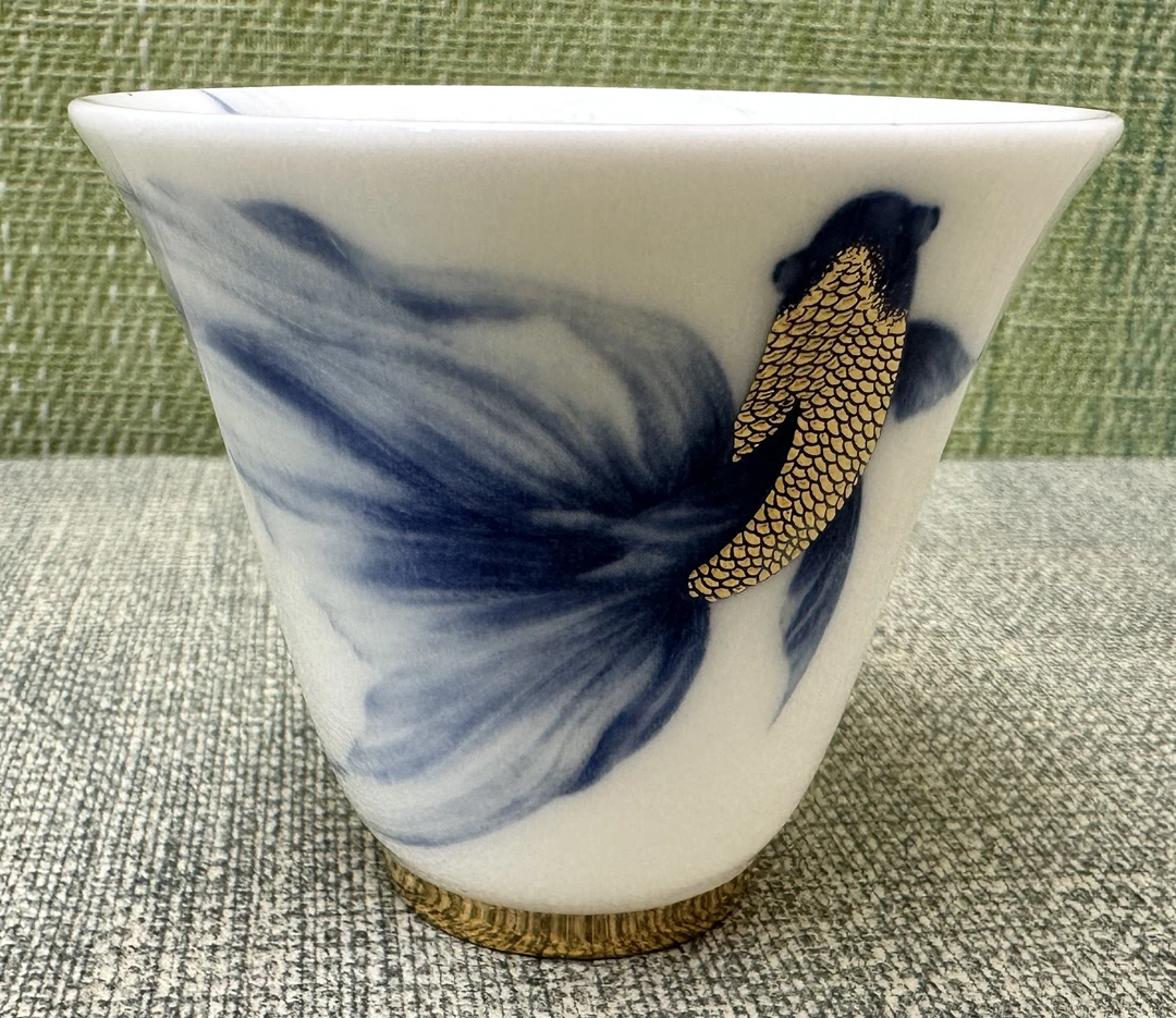 【一起淘儿】49#悠然自得杯（蓝） 茶杯