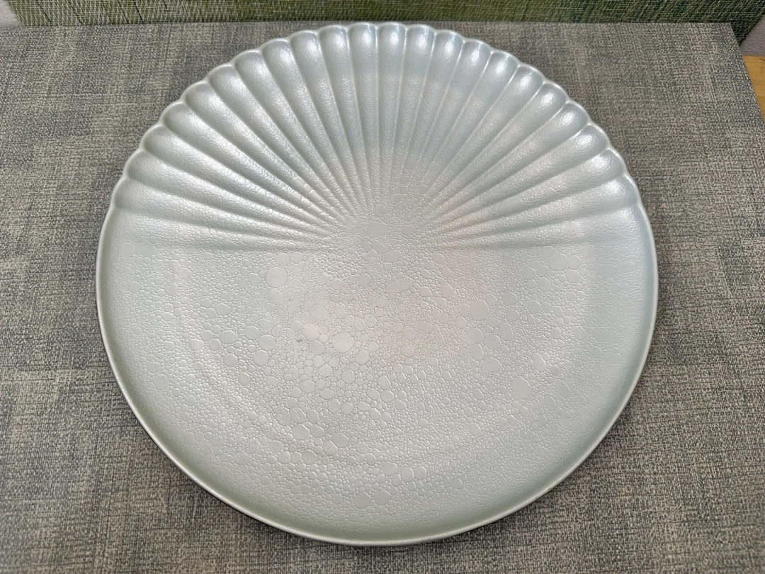 【一起淘儿】65#五十度灰10.5寸盘圆盘碟子菜盘陶瓷餐盘盘子复古