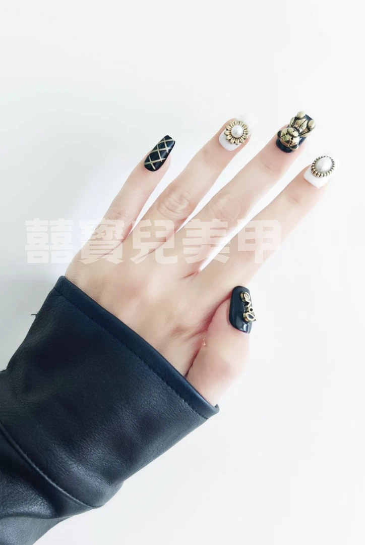 【巴洛克小熊】纯手工定制甜酷风时尚显白秋冬个性短款美甲穿戴甲