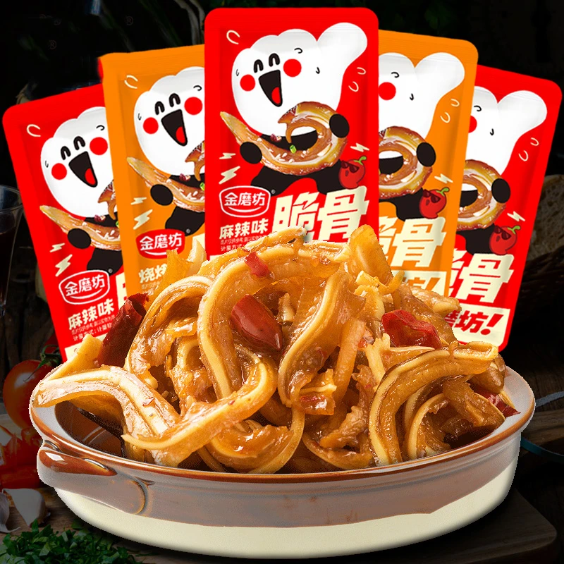 脆脆骨湖南好吃的肉类熟食麻辣香辣猪脆骨麻辣休闲小吃零食