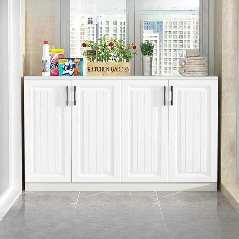 新疆包邮防晒阳台储物柜收纳柜阳台飘窗柜鞋柜地柜置物柜大容量定