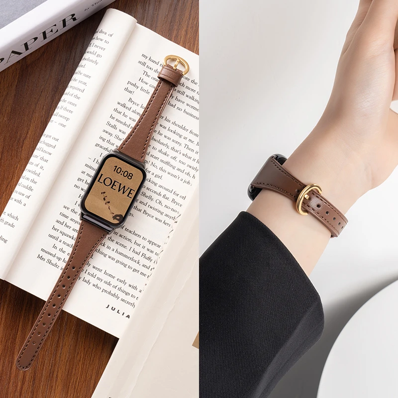 适用小米8Pro手表表带手环9Pro腕带红米watch4皮质7pro运动表带