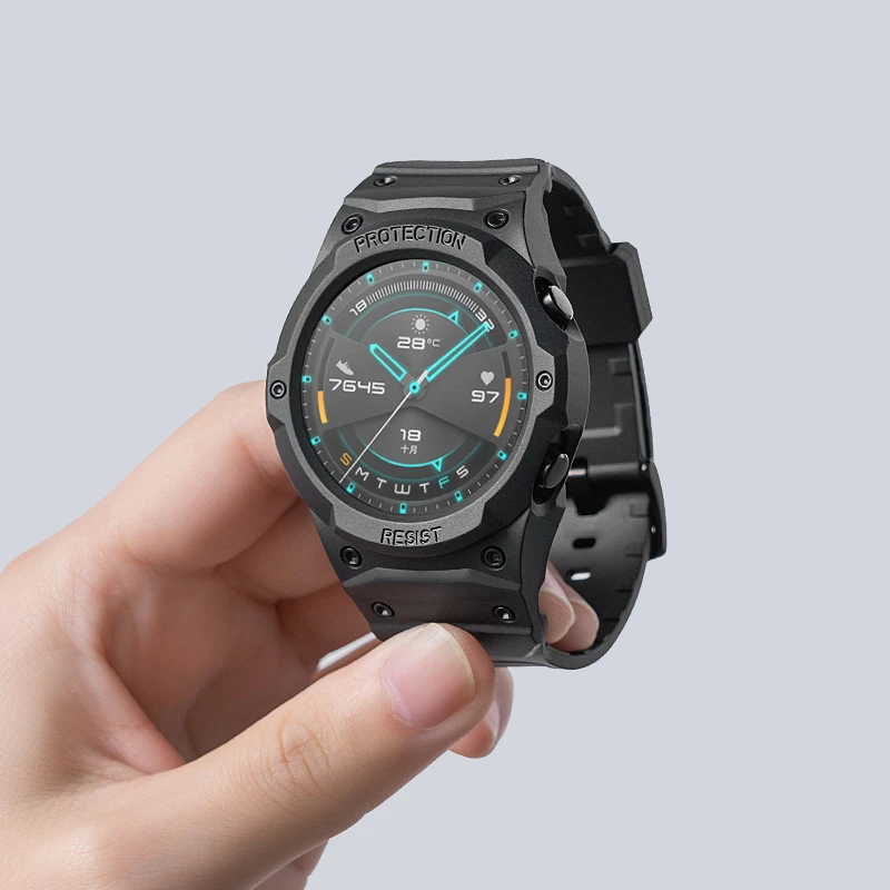 适用华为GT3手表gt2表带智能watch保护壳一体通用表壳荣耀magic