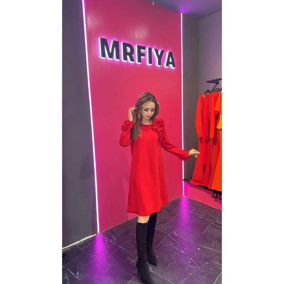 【新疆包邮】MRFIYA专属今年最新爆款连衣裙时尚长袖GUL