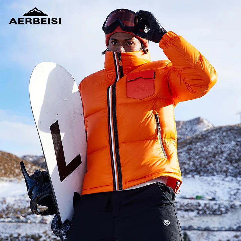 AERBEISI阿尔卑斯 高蓬松羽绒服男女款运动户外时尚加厚保暖外套