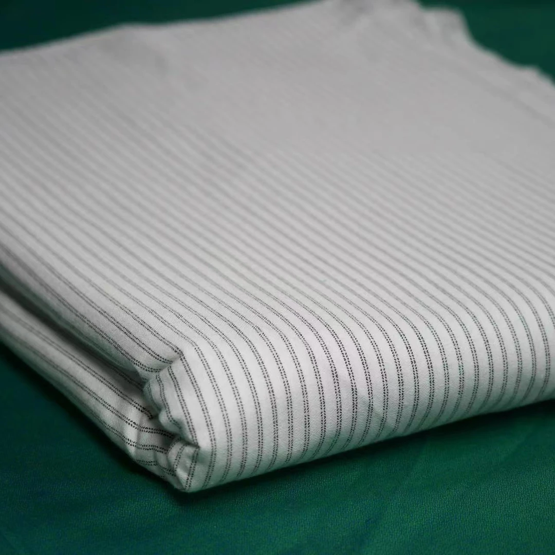 色织柳条股线土布