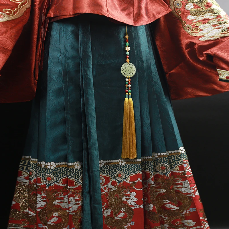 福兮-汉服马面裙挂件玉佩流苏古风禁步儿童腰坠国风腰饰压裙坠穗