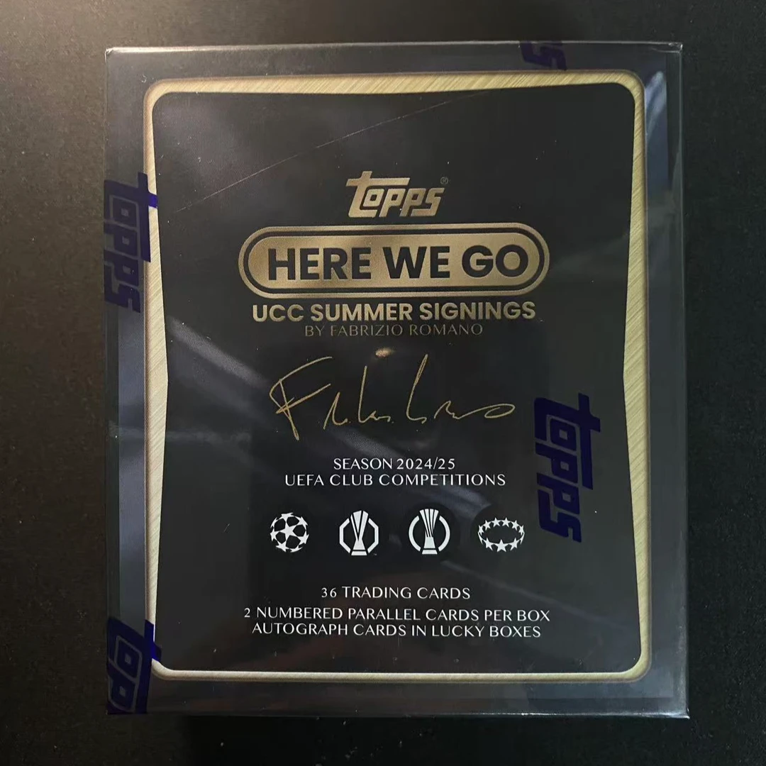 【拆盒】TOPPS24/25欧战夏转盒罗马诺精选系列球星卡盲盒（同意代拆)