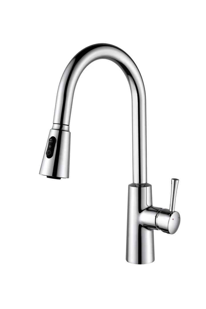 厨房水槽水龙头万向抽拉式旋转一体8048