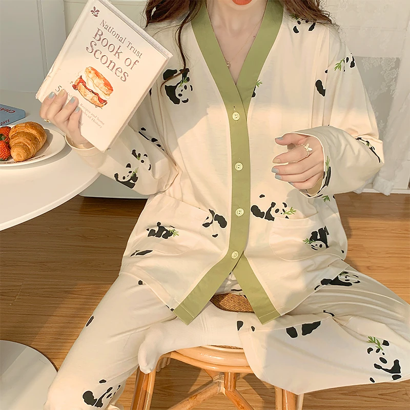 纯月子服夏季薄款产后喂奶哺乳睡衣小个子孕妇家居服可外穿套装棉