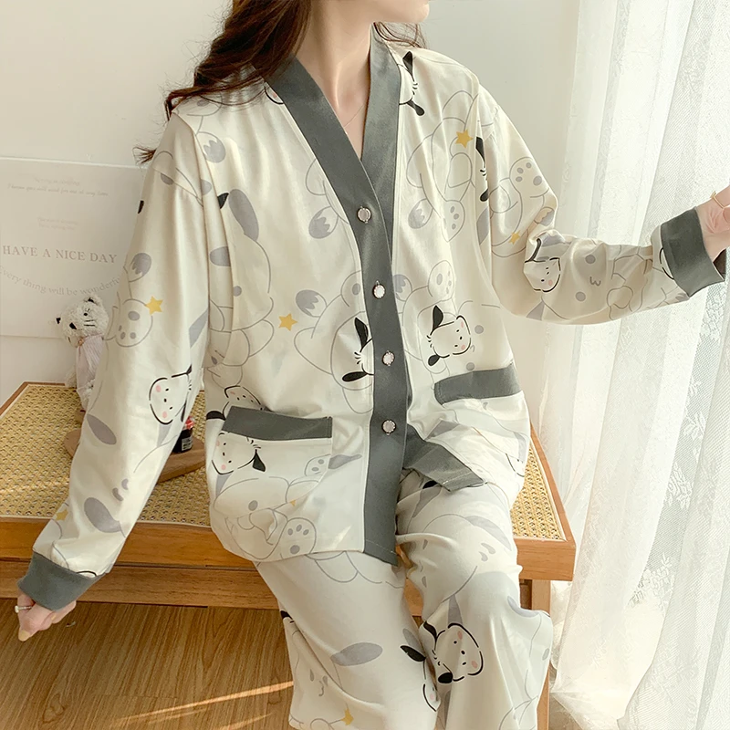 月子服春秋纯产后产妇哺乳睡衣女款2024新款夏季薄款孕妇家居服棉