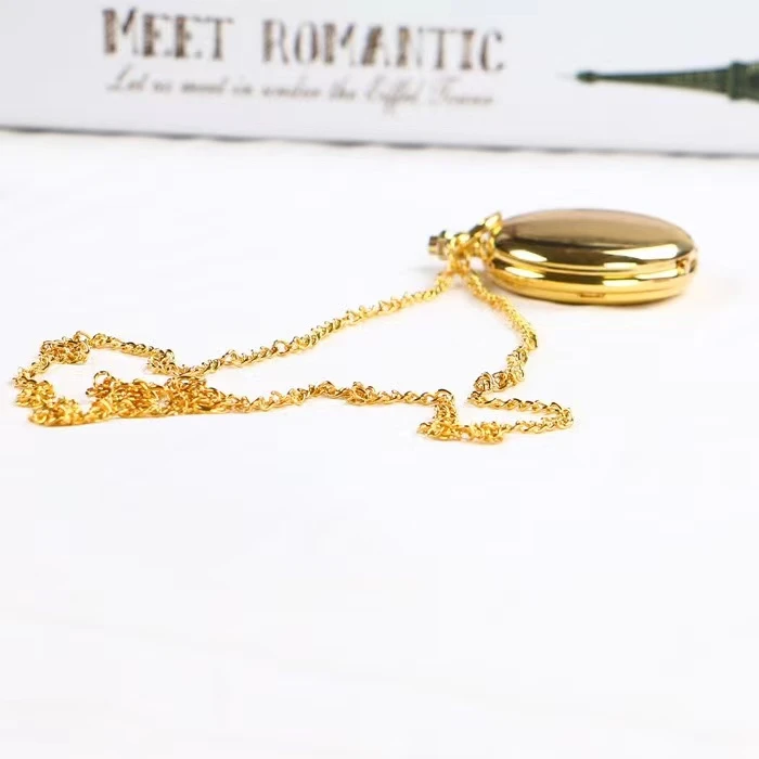 直播专享（看中序号拍）气质复古风格小众中古防水石英镀金手怀表女