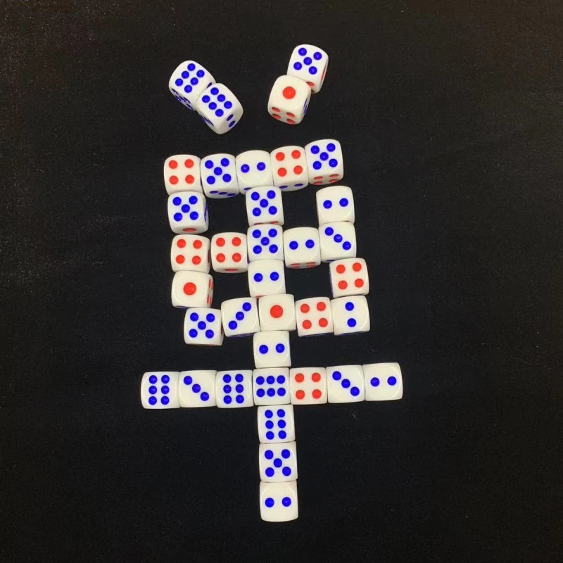 出单135色子 出双246色子 一体注塑无脏色子骰子