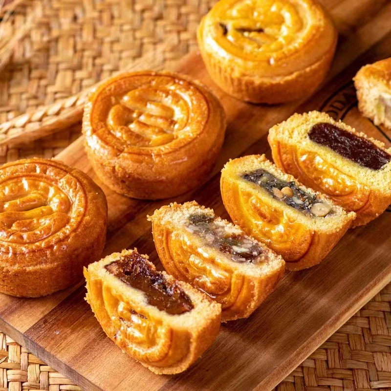 【16枚特价】蛋月烧蛋糕皮酥脆月饼多口味中秋传统传承美食