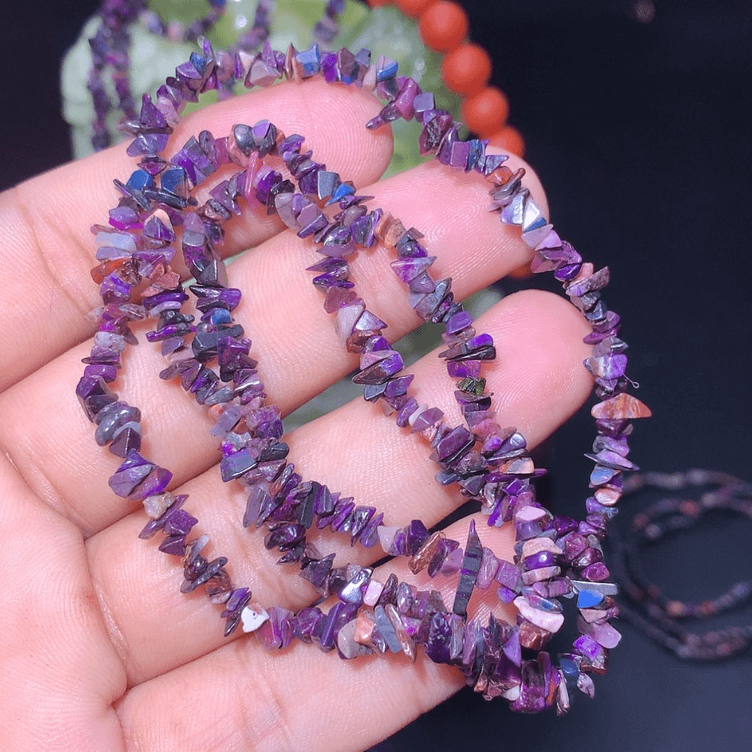 【闪购商品】苏纪石（舒俱来）原石手链未镶嵌舒俱来