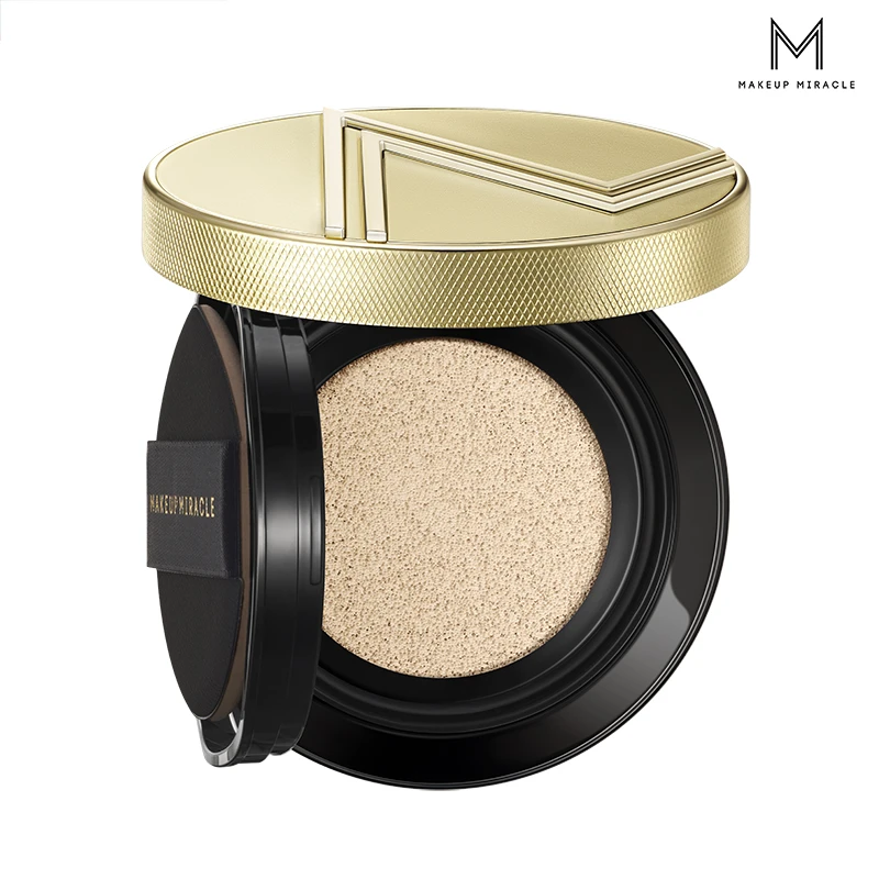 MAKEUPMIRACLE定制奢金光润气垫霜(N00瓷亮色)10克日常生活化妆品情人节送礼
